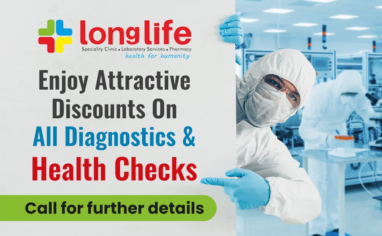 Long Life | Discounts on Diagnostics and Health Checks