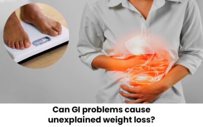 Can GI problems cause unexplained weight loss?